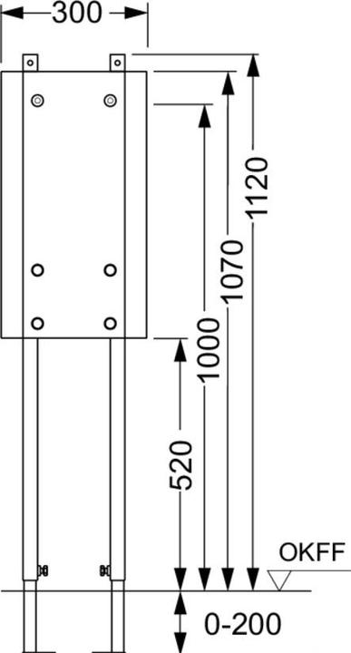 TECE GmbH TECEprofil Modul für Stützgriffe und Haltesysteme
