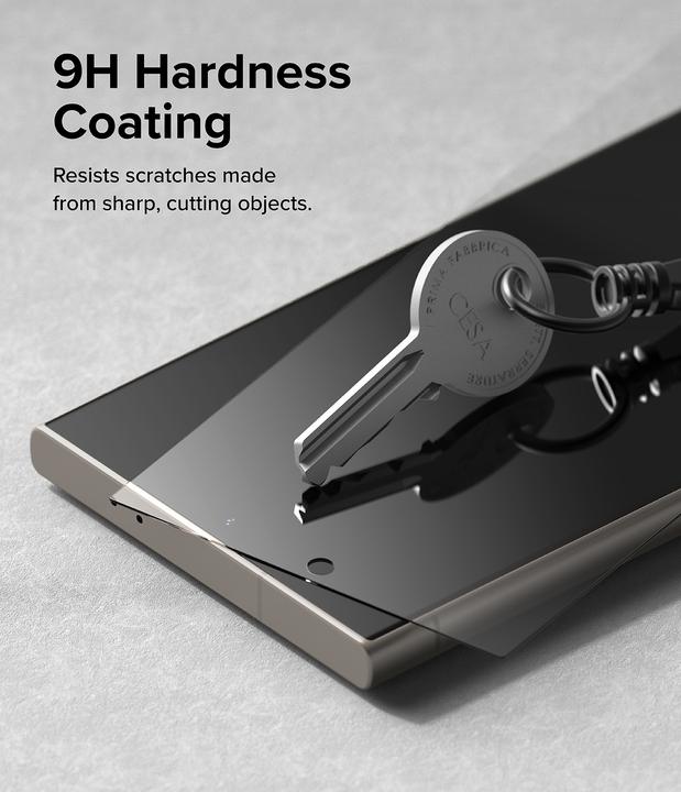 Actual product image Ringke Screen Protector for Galaxy S24 Ultra EASY SLIDE TEMPERED GLASS 2 pack, w installation Jig (2 pcs., Samsung Galaxy S24 Ultra)