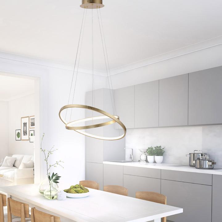 Produktbild Leuchten Direkt Circle 1152512 gold LEDPendelleuchte 3000K 46W (2990 lm)