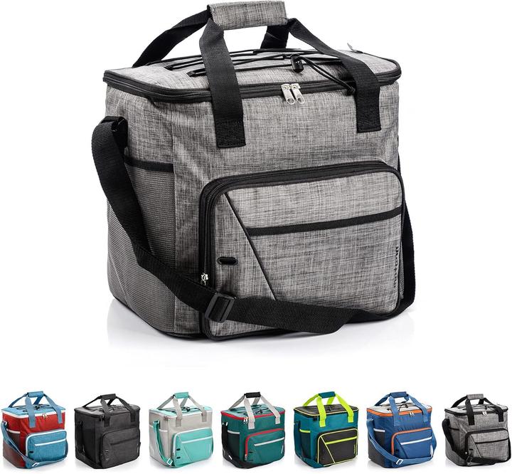 Actual product image Ty Meteor Frosty cooler bag grey-black 74597 (30 l)