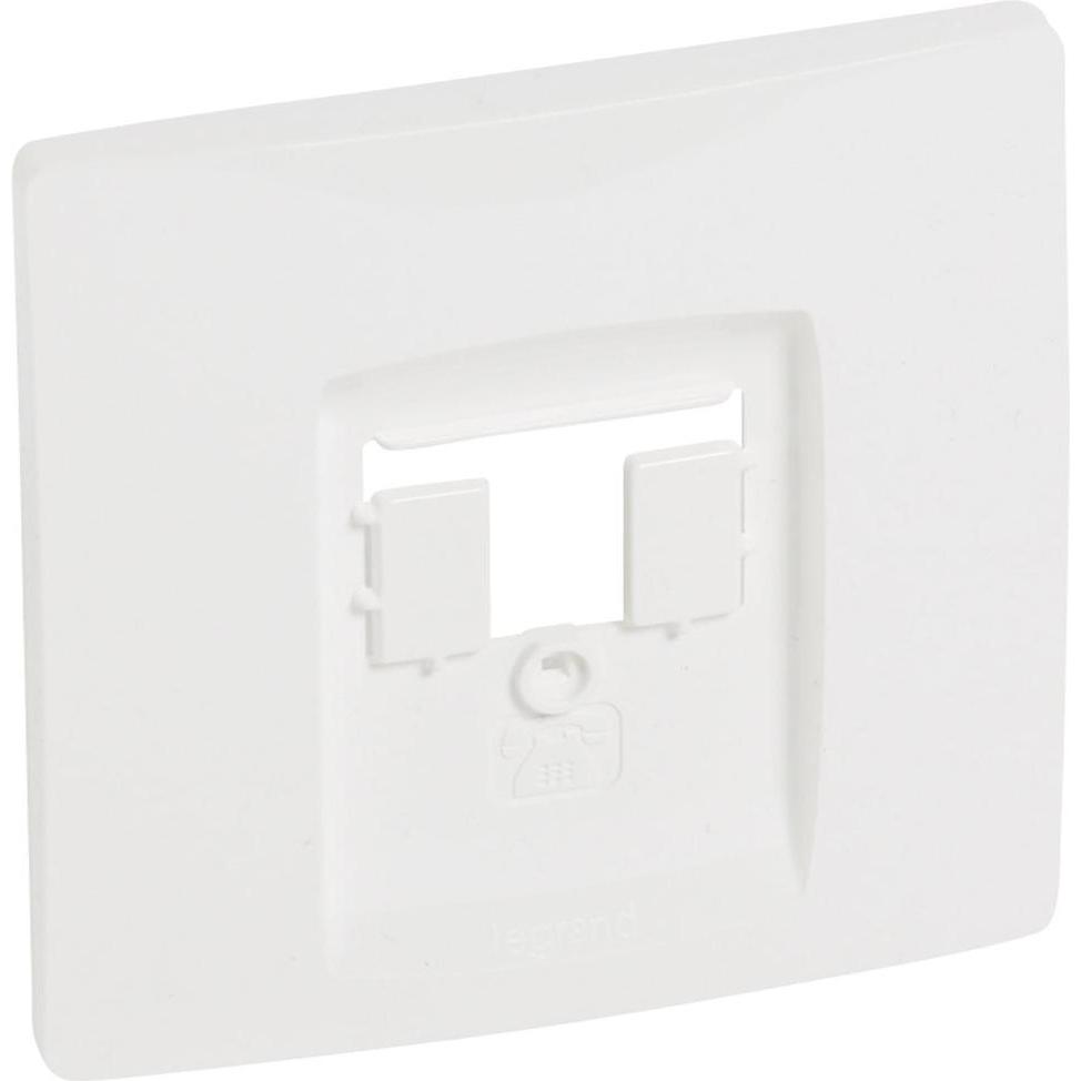 Thumbnail - Legrand Niloe Telefonabdeckung 664780 TAE/TDO ultraweiss, Taster + Schalter, Weiss