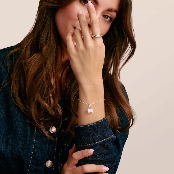 Image du produit Thomas Sabo Charm-Anhänger Handtasche Connect Silber (Argent 925, Émail)