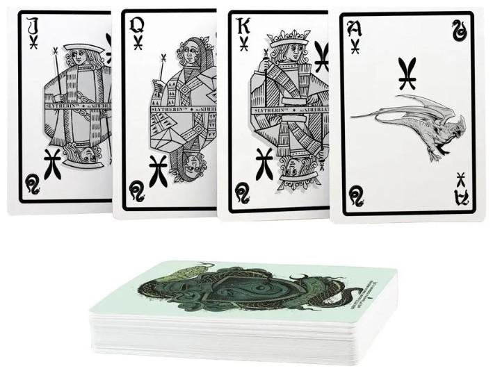 Produktbild Aquarius Abbey Harry Potter Playing Cards Slytherin NMR52438 (Deutsch, 1 - 4 Spieler)