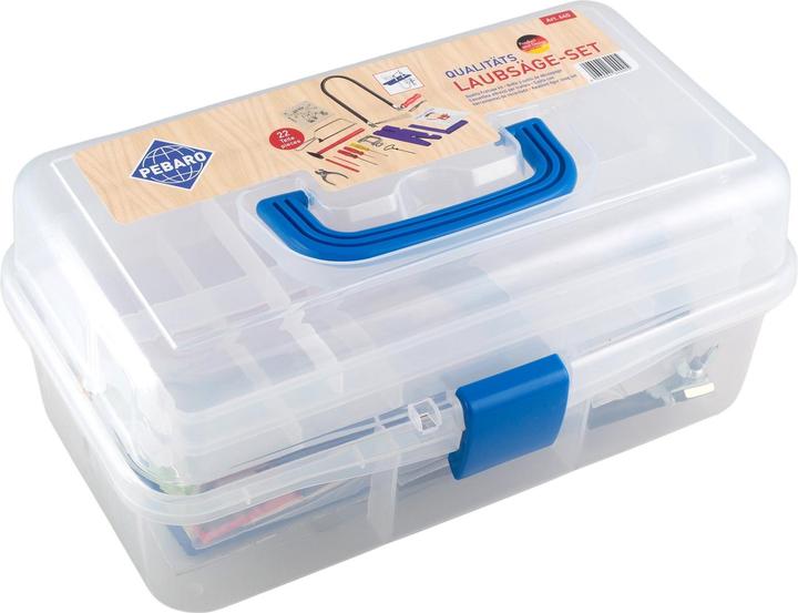 Produktbild Pebaro Laubsägebox im Plastikkoffer