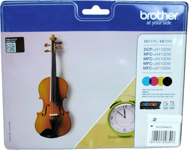 Produktbild Brother LC-127XLVALBP Value Pack (M, C, Y, BK)
