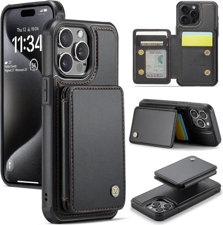 Actual product image Cover-Discount iPhone 16 Pro Max - 2-in-1 back cover with credit card holder (Apple iPhone 16 Pro Max)