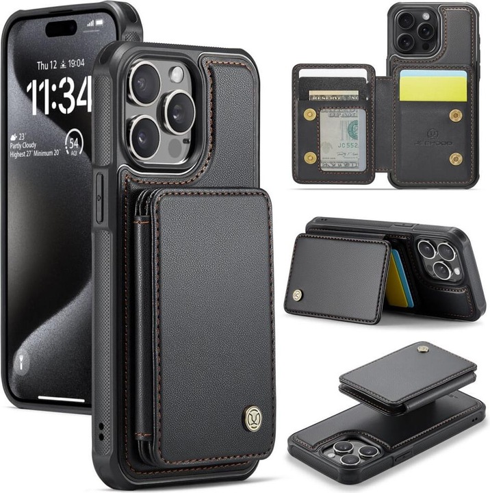 Produktbild Cover-Discount iPhone 16 Pro Max - 2-in-1 Backcover mit Kreditkarten-Etui (Apple iPhone 16 Pro Max)
