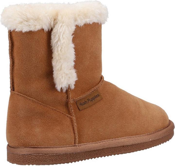 Produktbild Hush Puppies Mädchen Hausschuhe Ashlynn Wildleder (30.5)