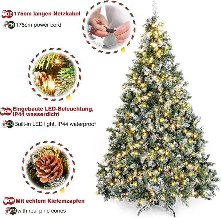 Immagine prodotto Yorbay Albero di Natale a LED (150 cm)