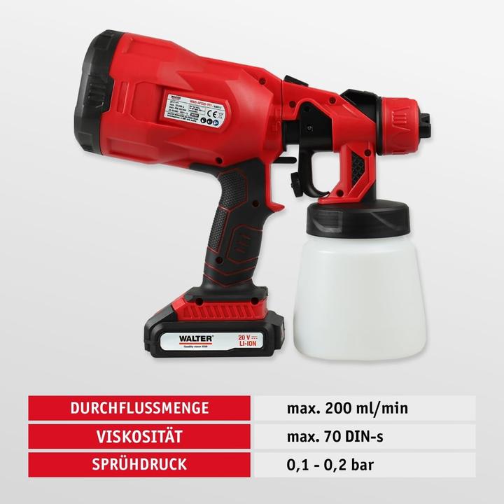 Produktbild Walter Li-Ion Akku-Farbsprühsystem