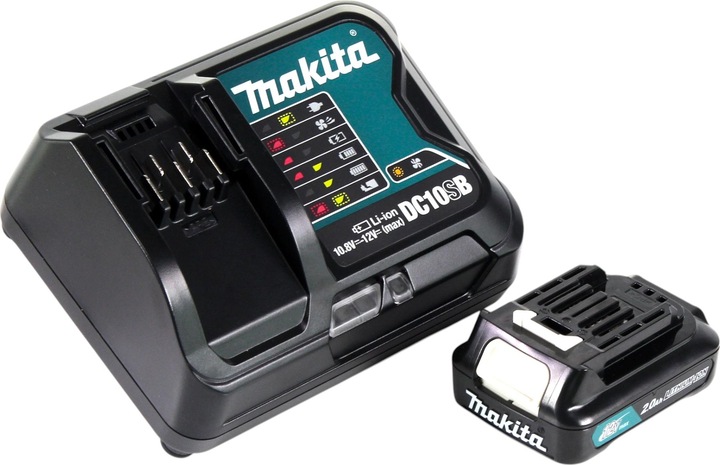 Productafbeelding Makita VACUUM KIT 12V CL108FD + BLOW UB100D 1x2,0Ah CART CLX245SAX1 (Oplaadbare batterij, Bladblazer)