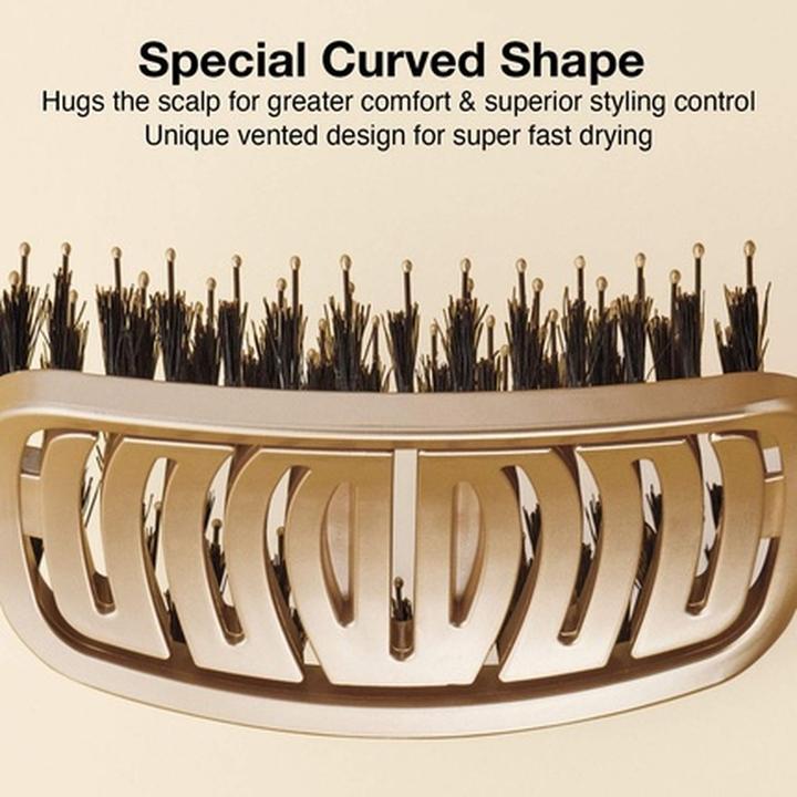 Actual product image Olivia Garden Nanothermic Ceramic Ion Flex Scalp-Hugging Vented Hair Brush
