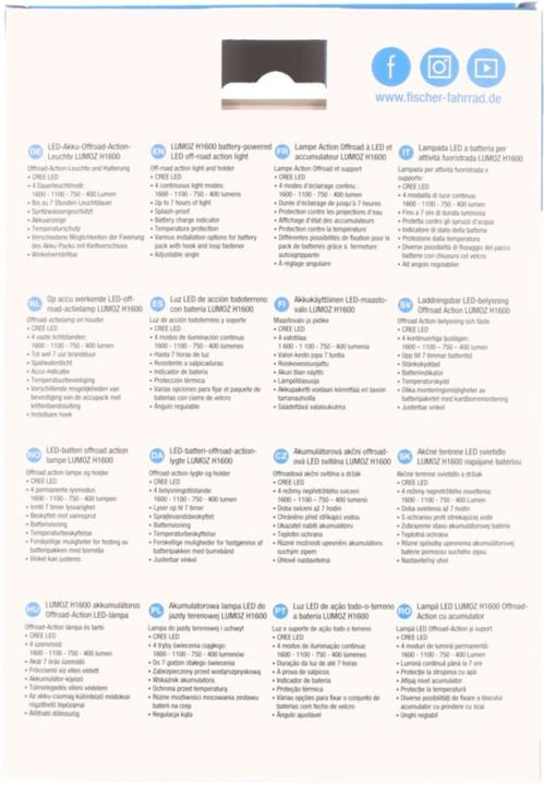 Image du produit Fischer Lampe pour casque (1600 lm)