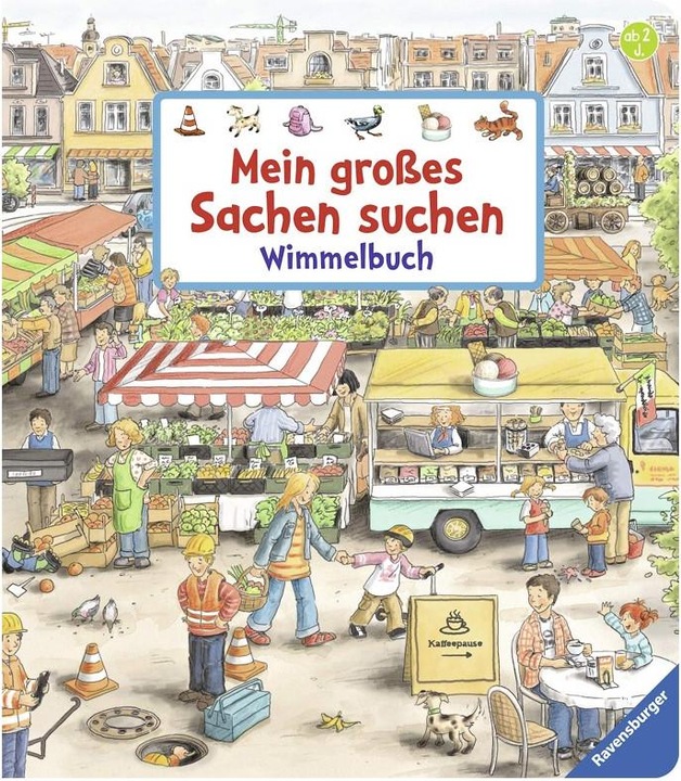 Immagine prodotto Ravensburger Alla ricerca del mio grande libro di oggetti nascosti (Tedesco, Susanne Gernhäuser)