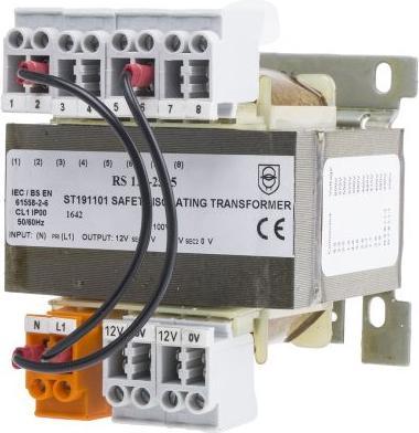 Produktbild RS PRO Universal Transformer 100VA 2x12V