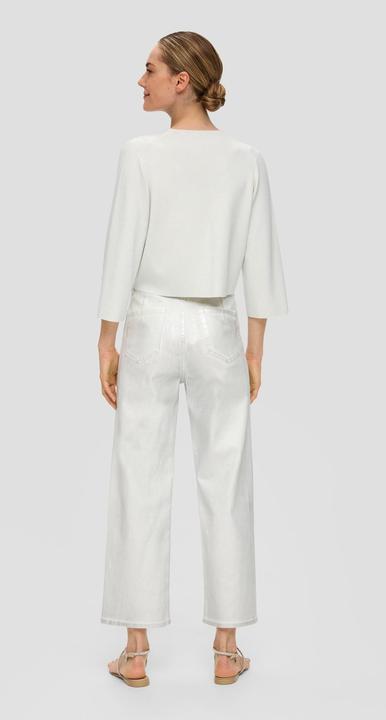Actual product image s.Oliver Strickjacke Kurze Strickjacke mit Metallic-Garn (46)