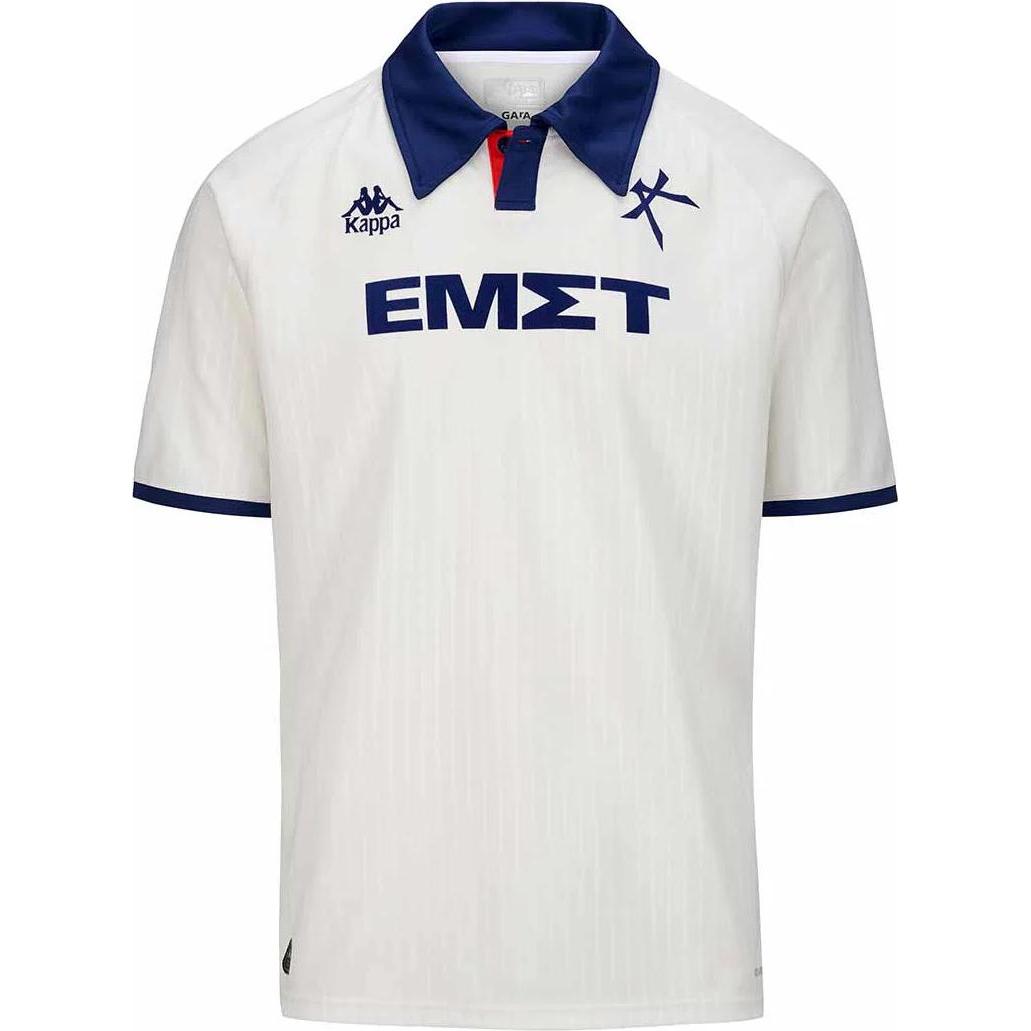 Kappa, Herren, Fussballtrikot, Auswärts-Trikot Athens Kallithea FC 2024/25 (XXL), Weiss, XXL
