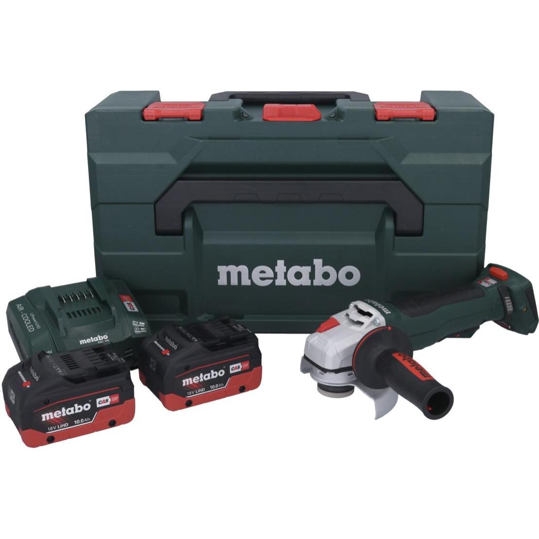 Thumbnail - Metabo, Winkelschleifer, WPB 18 LT BL 11-125 Quick Akku Winkelschleifer 18 V 125 mm Brushless + 2x Akku 10,0 Ah + Lad (1...