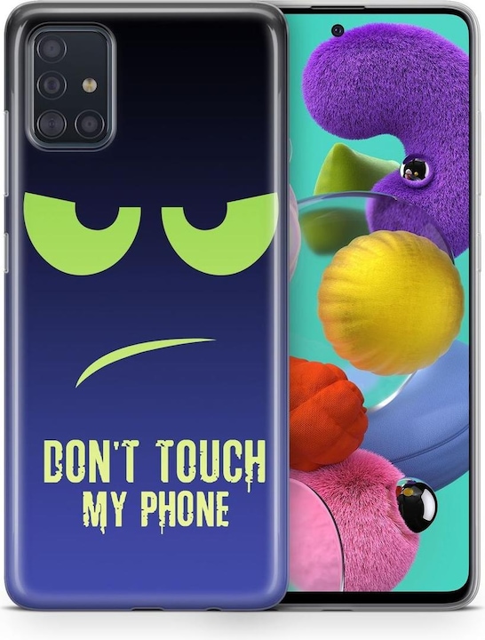 Dont Touch My Phone Green Blue
