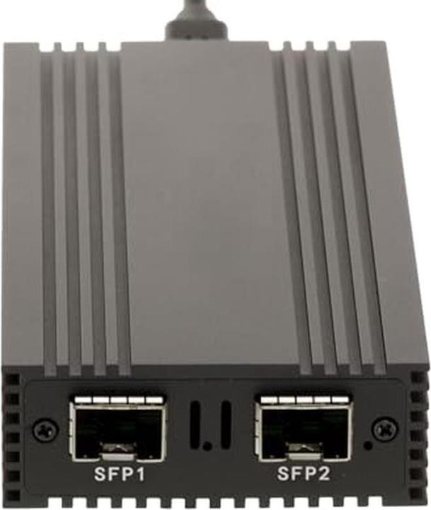 Immagine prodotto Kalea-informatique Adattatore USB 4 Thunderbolt 3 a fibra ottica 10G con 2 porte SFP+ e chipset Intel (Thunderbolt 3, SFP+ (2x))