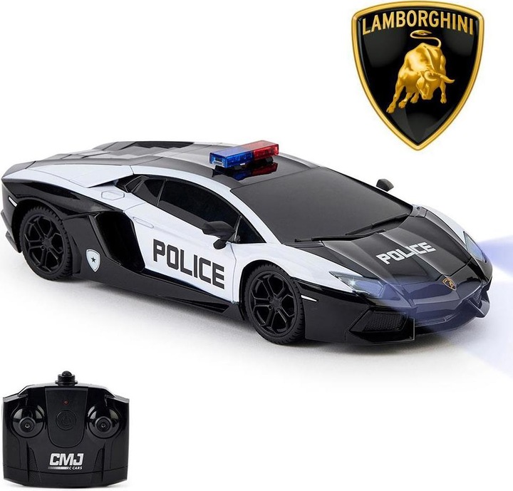 Produktbild Tonino Lamborghini Ferngesteuerter Rennwagen Aventador Die Police Band