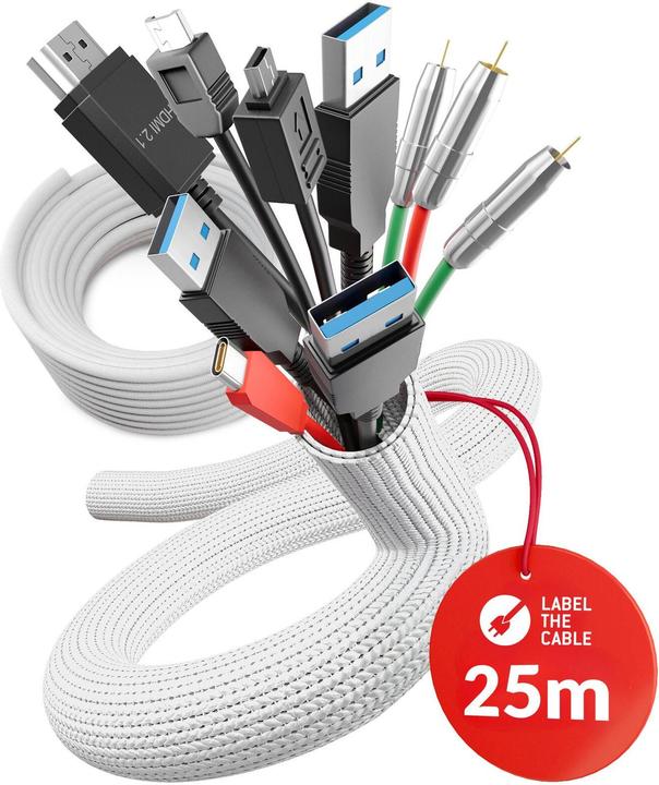 Image du produit Label-the-cable Kabelschlauch (Gaines pour câbles, 2500 cm)