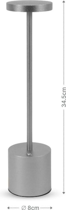 Image du produit Hermex LED-Tischlampe Nachttischlampe Leuchte Schreibtischlampe Lampe