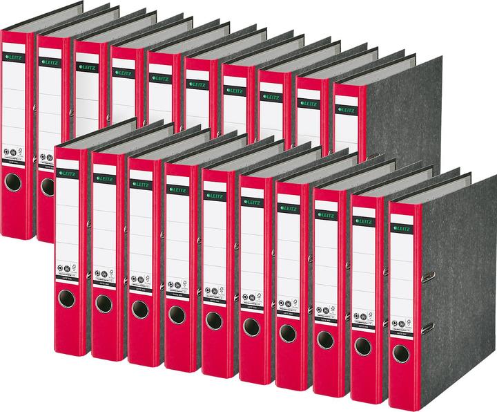 Produktbild Leitz STANDARD-ORDNER A4 52MM Mit Schlitzen, für Format DIN A4, Pappe (RC), Rckenbreite 52mm. (A4, 52 mm, 1 Stück)