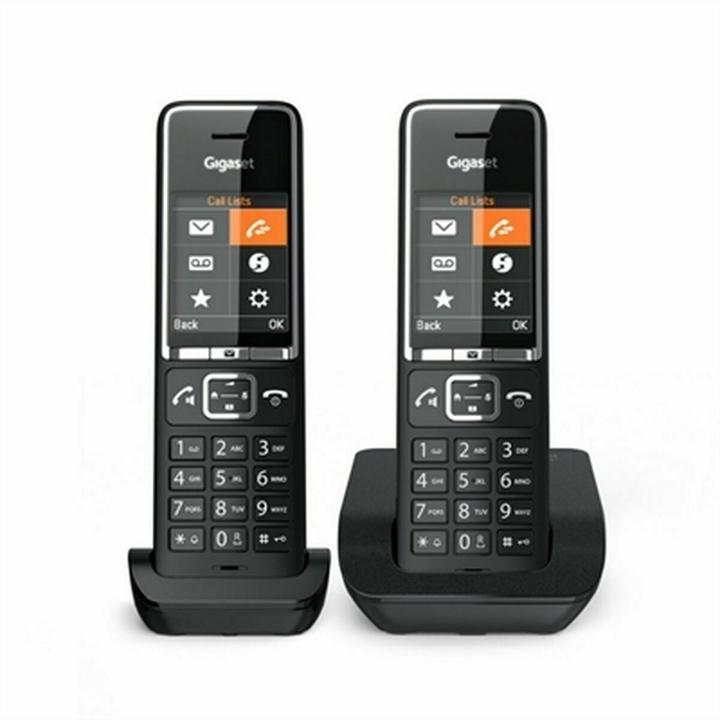 Actual product image Gigaset WIRELESS PHONE COMFORT 550 DUO BLACK CHROME L36852-H3001-D204