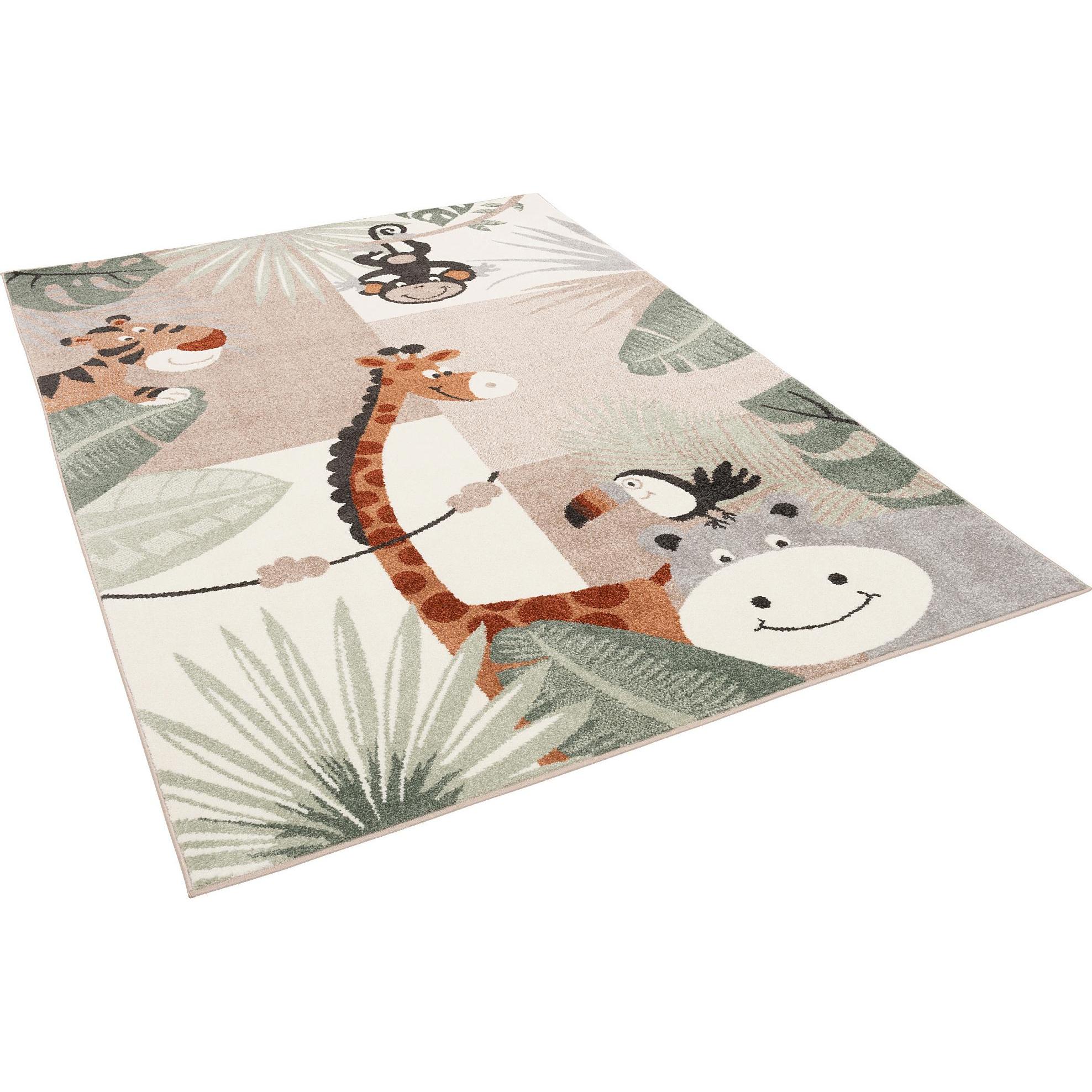 Pergamon, Kinderteppich, Softstar Kids Tierwelt (80 x 150 cm)