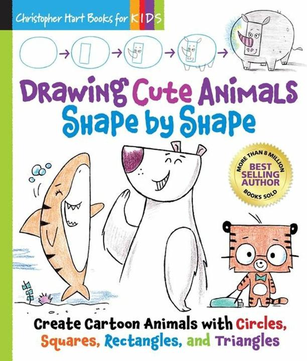 Drawing Cute Animals Shape by Shape (English, Christopher Hart, 2025)