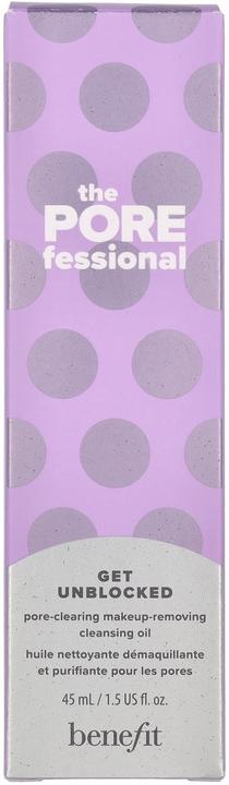 Image du produit BeneFit Cosmetics Huile nettoyante The POREfessional Get Unblocked (Huile nettoyante, 45 ml)