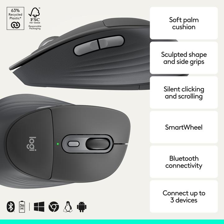 Produktbild Logitech Signature Comfort Plus M850 L (Kabellos)