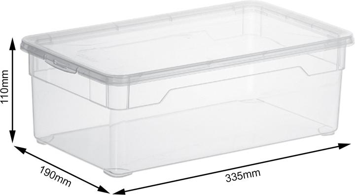 Image du produit Rotho Clair (33 x 19 x 11 cm, 5 l)
