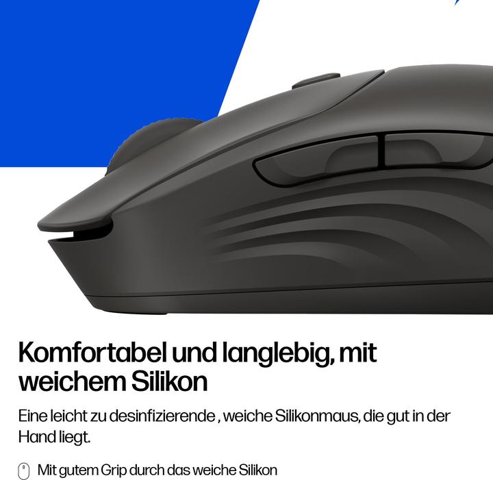 Actual product image HP 405 Quiet BLK Wireless Mouse EMEA-INT, 118 mm, 61 mm, 40 mm, 110 g, 125 mm, 85 mm (Wireless)