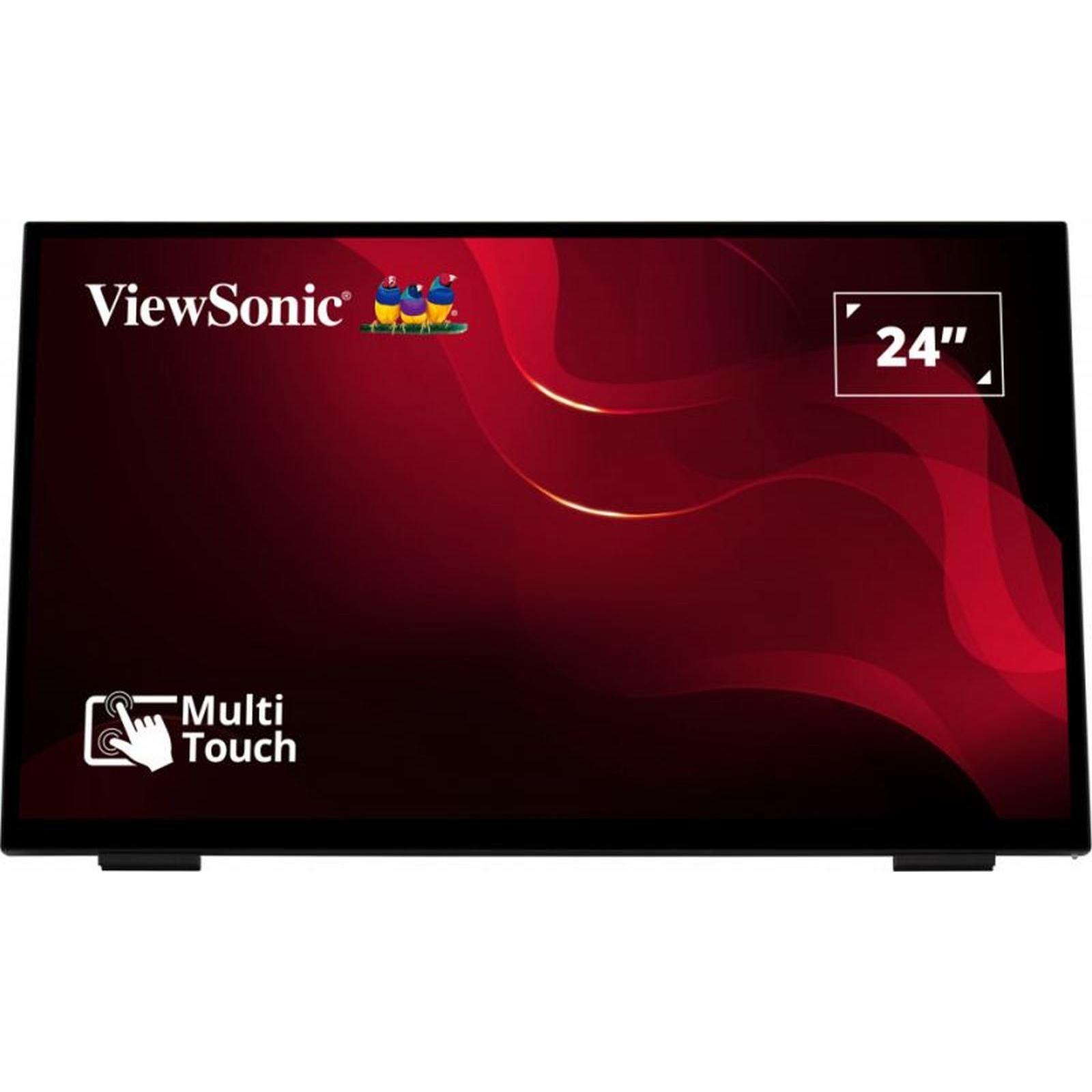 Viewsonic TD2465 (1920 x 1080 Pixel, 24"), Monitor, Schwarz