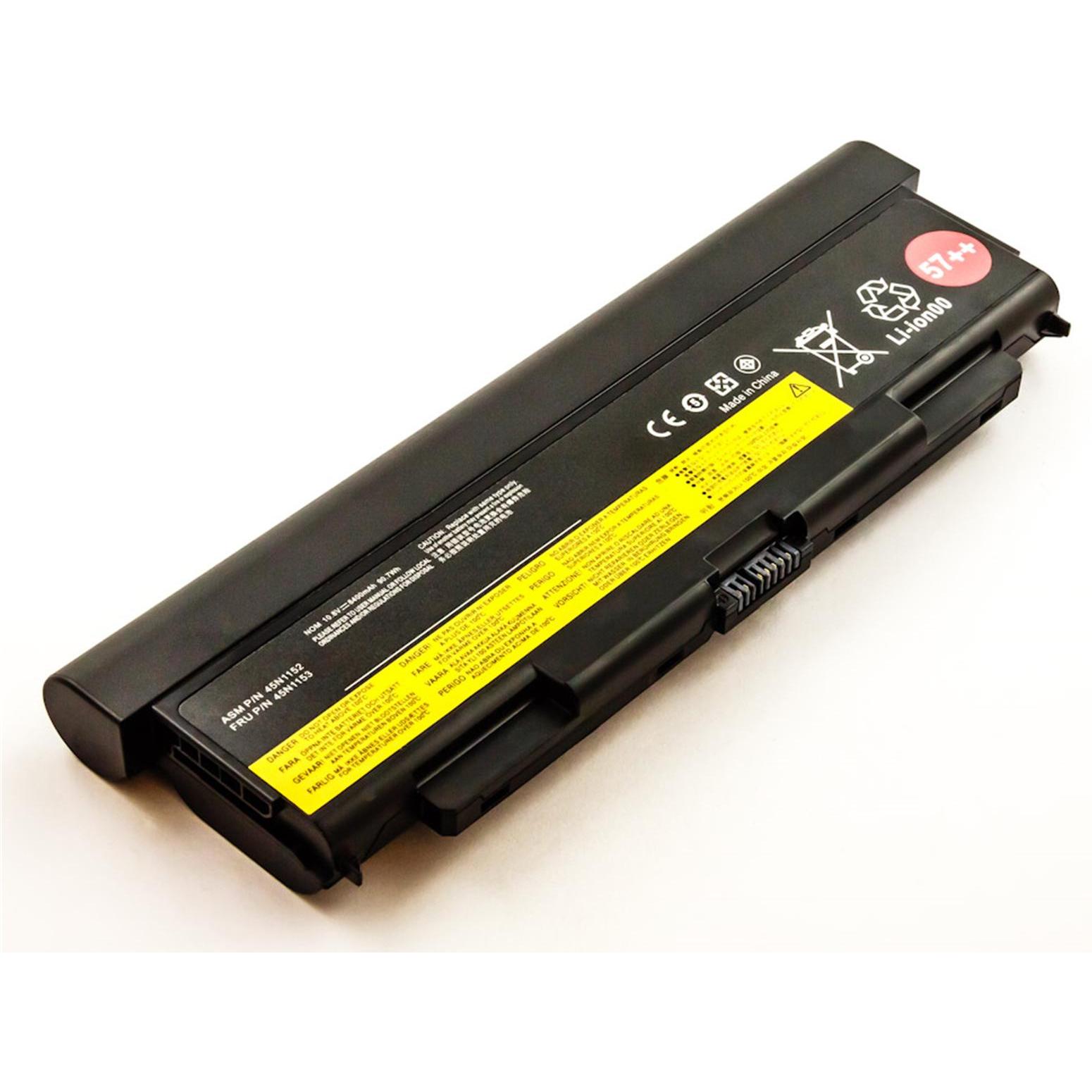 AGI Akku kompatibel mit Lenovo ThinkPad W540 20BH002CUS (1 Zellen, 6600 mAh), Notebook Akku, Schwarz
