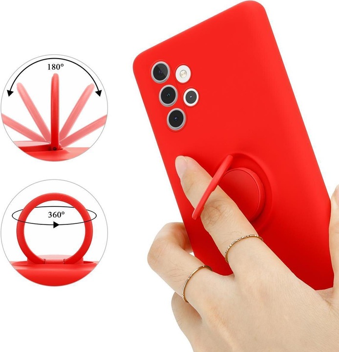 Actual product image Cadorabo TPU Liquid Ring Silicone Case Cover (Samsung Galaxy A32 5G)