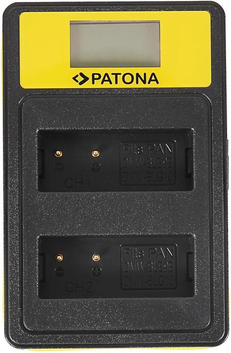 Image du produit Patona Chargeur Smart Dual LCD USB Panasonic DMW-BLG10 (Chargeur de batterie d'appareil photo)