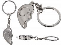 Actual product image Ootb Metal keychain, Broken Heart