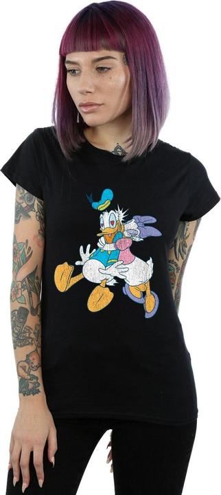 Immagine prodotto Disney Donald And Daisy Duck Kiss Maglietta Donna (XXL)