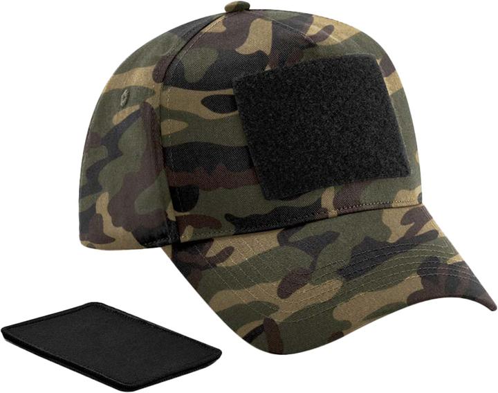 Actual product image Beechfield Baseball Cap Removable Patch (One size)