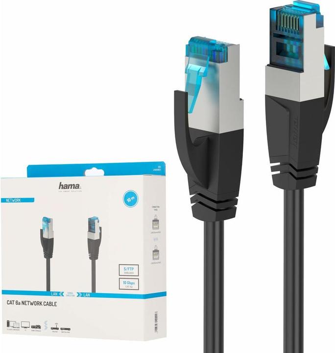 Produktbild Hama Essential Line (S/FTP, CAT6a, 10 m)