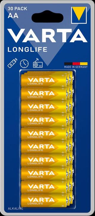 Produktbild Varta AA Longlife LR06 (30 Stk., AA, 2800 mAh)