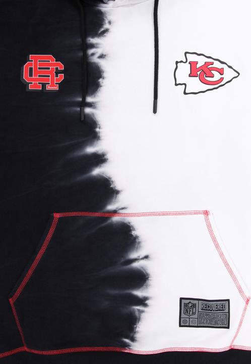 Actual product image Recovered Re:covered Fleece Hoody - INK DYE Kansas City Chiefs - XXL (XXL)