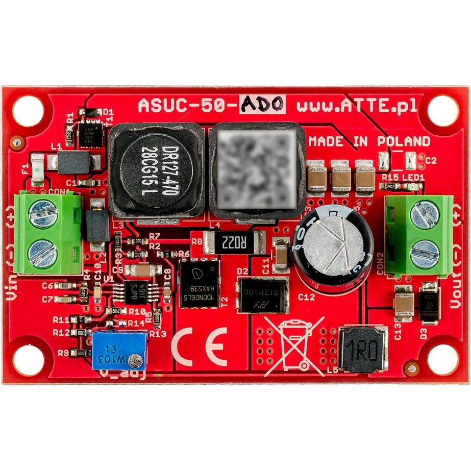 Atte, Convertitore di tensione, DC/DC-WANDLER ASUC-50-AD0-OF