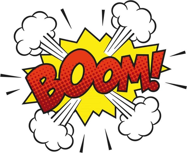 Produktbild Trenddeko Comic Soundeffect - Boom (60 x 49 cm)