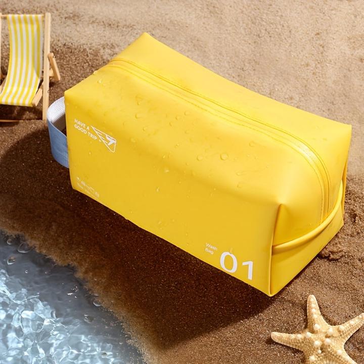 Actual product image Only-Bags.Store Summer floating beach bag, PVC storage bag, fashion cosmetic bag with handle