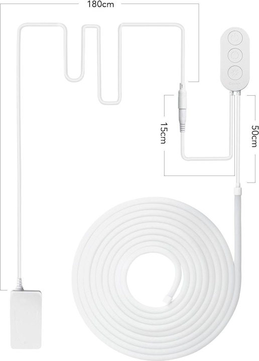 Immagine prodotto Govee Neon (Bianco, 500 cm, Interno, Esterno)