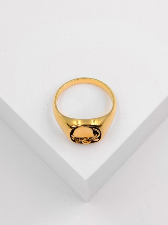 Immagine prodotto Muau Anello con stemma (64, Oro 750/18 K)